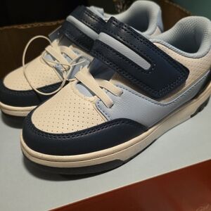 Cat & Jack Light Blue and Navy Kids Velcro Sneakers